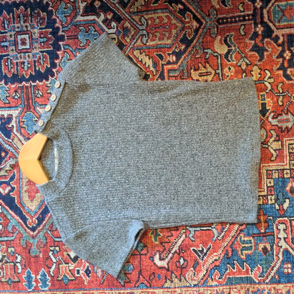 Gray Crop Top